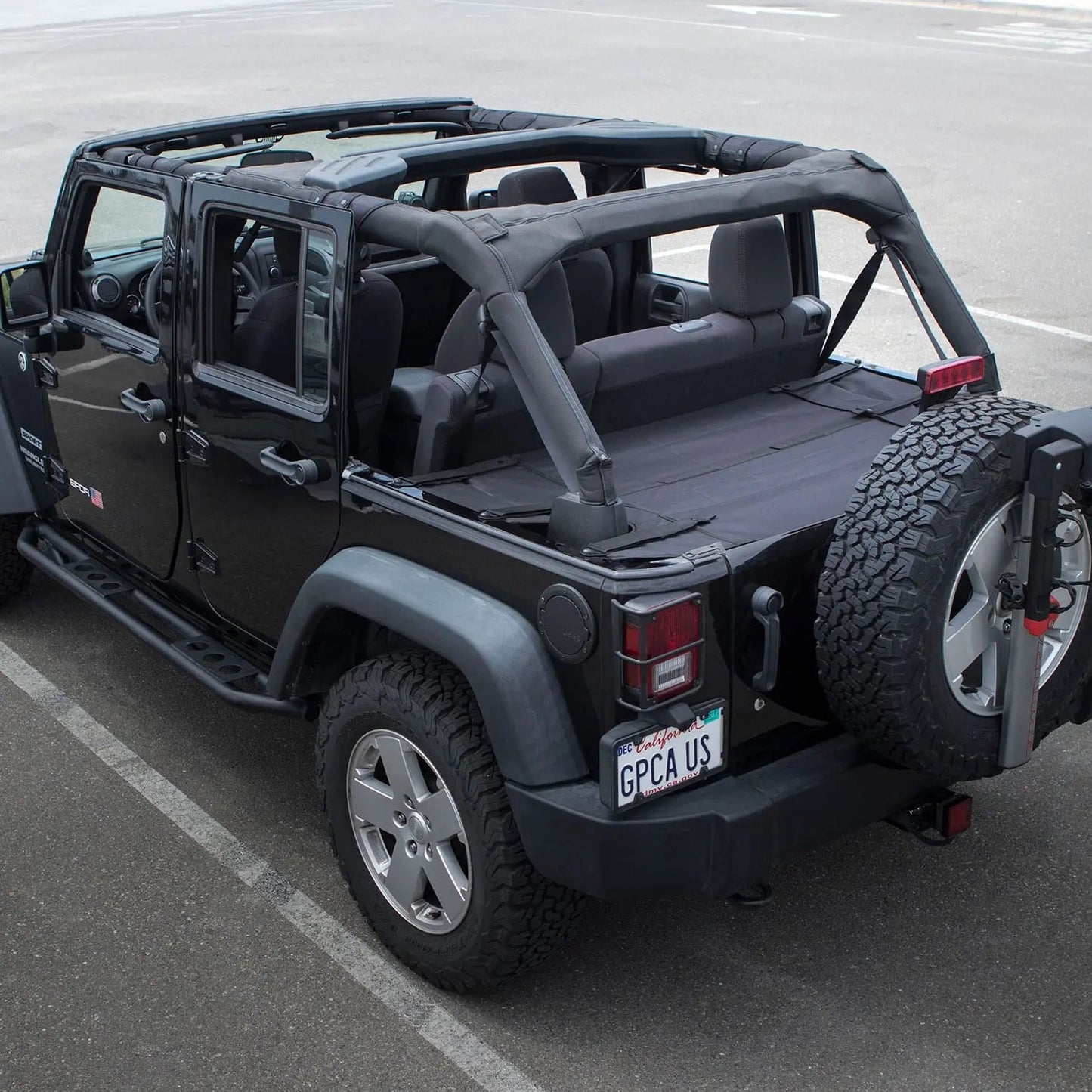 GPCA Jeep Wrangler JK 4DR Cargo Cover PRO Freedom Pack