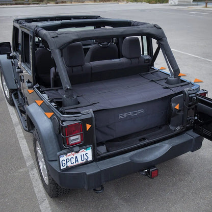 GPCA Jeep Wrangler JK 4DR Cargo Cover PRO Freedom Pack