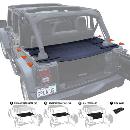 GPCA JK 4DR Cargo Cover PRO