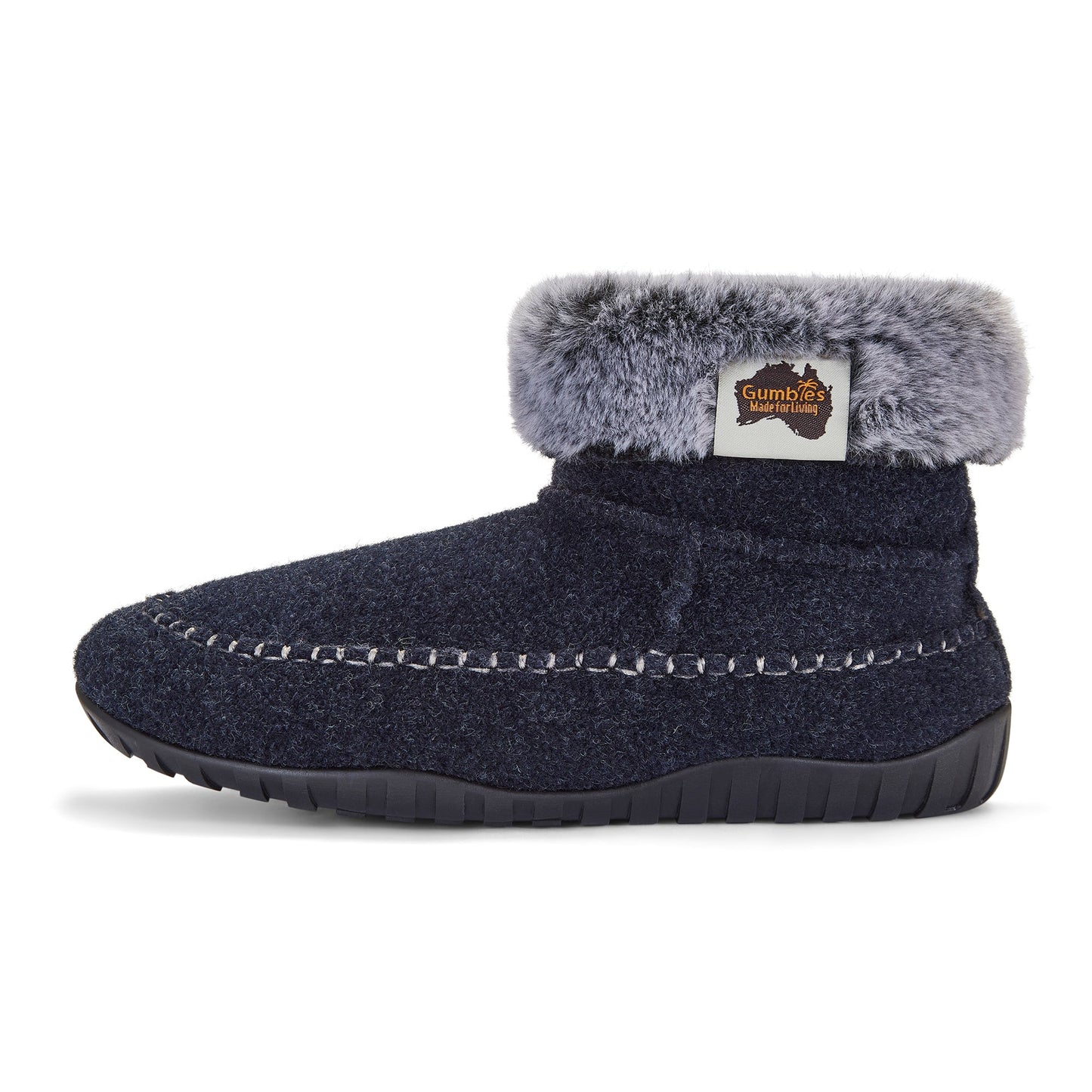 Gumbies Ossa High - Men's - Navy & Grey
