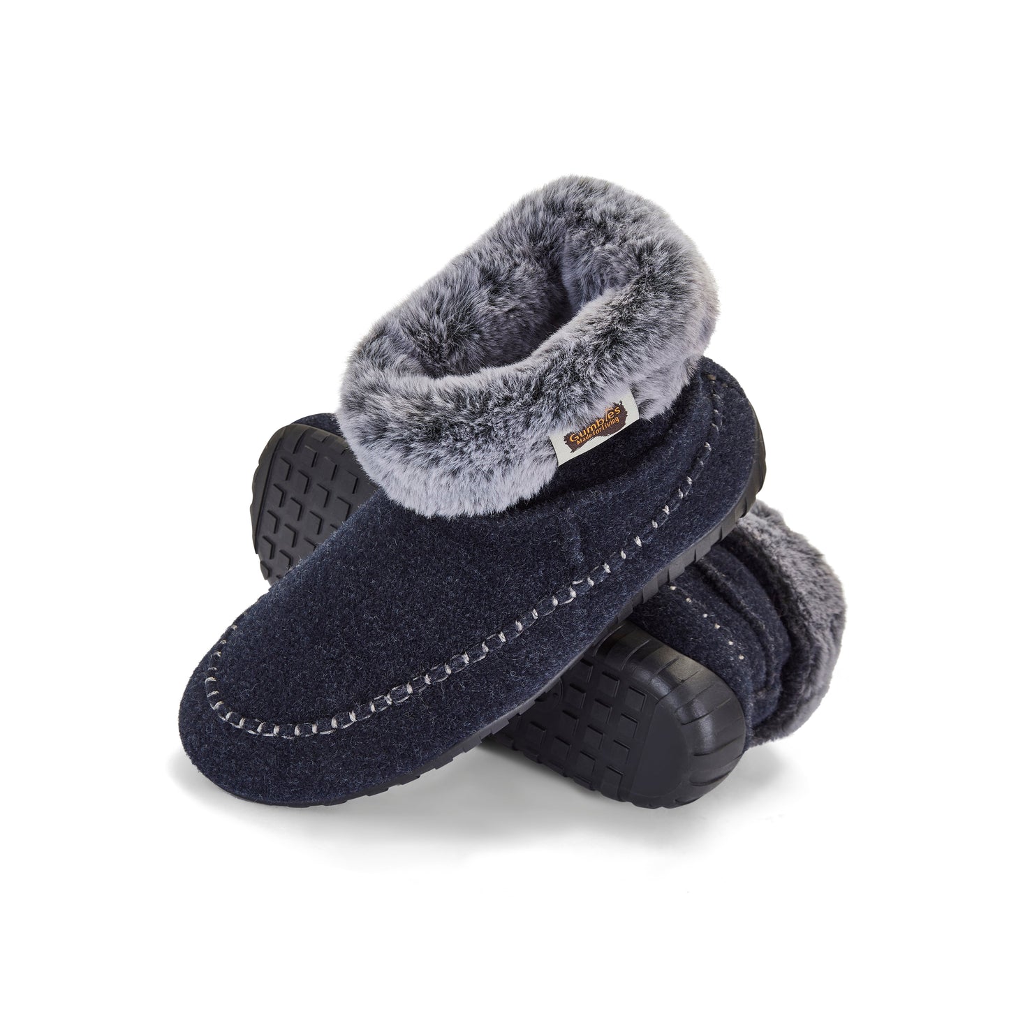 Gumbies Ossa High - Men's - Navy & Grey