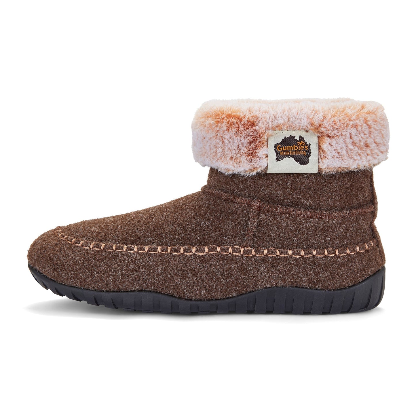 Gumbies Ossa High - Men's - Chocolate & Cream