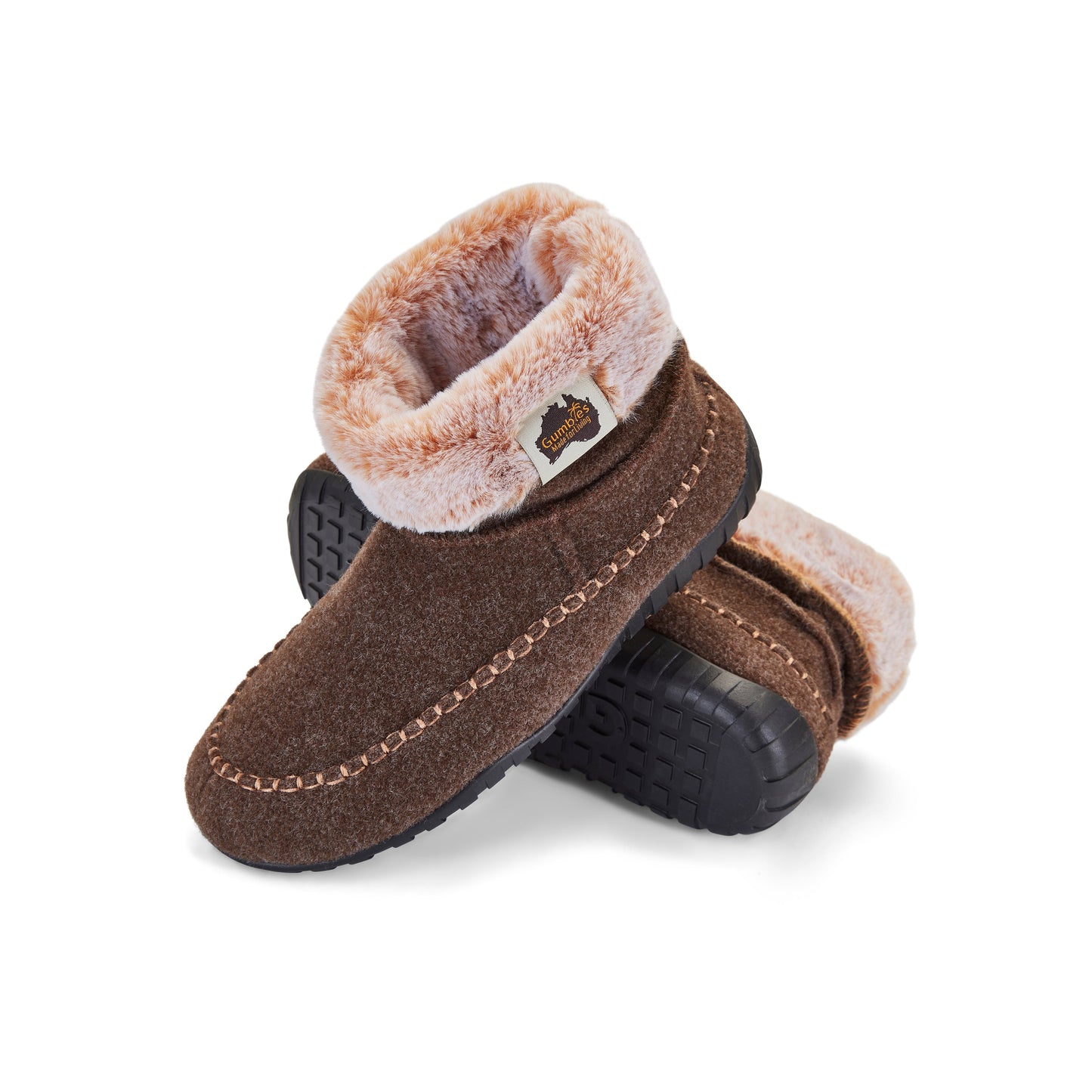 Gumbies Ossa High - Men's - Chocolate & Cream
