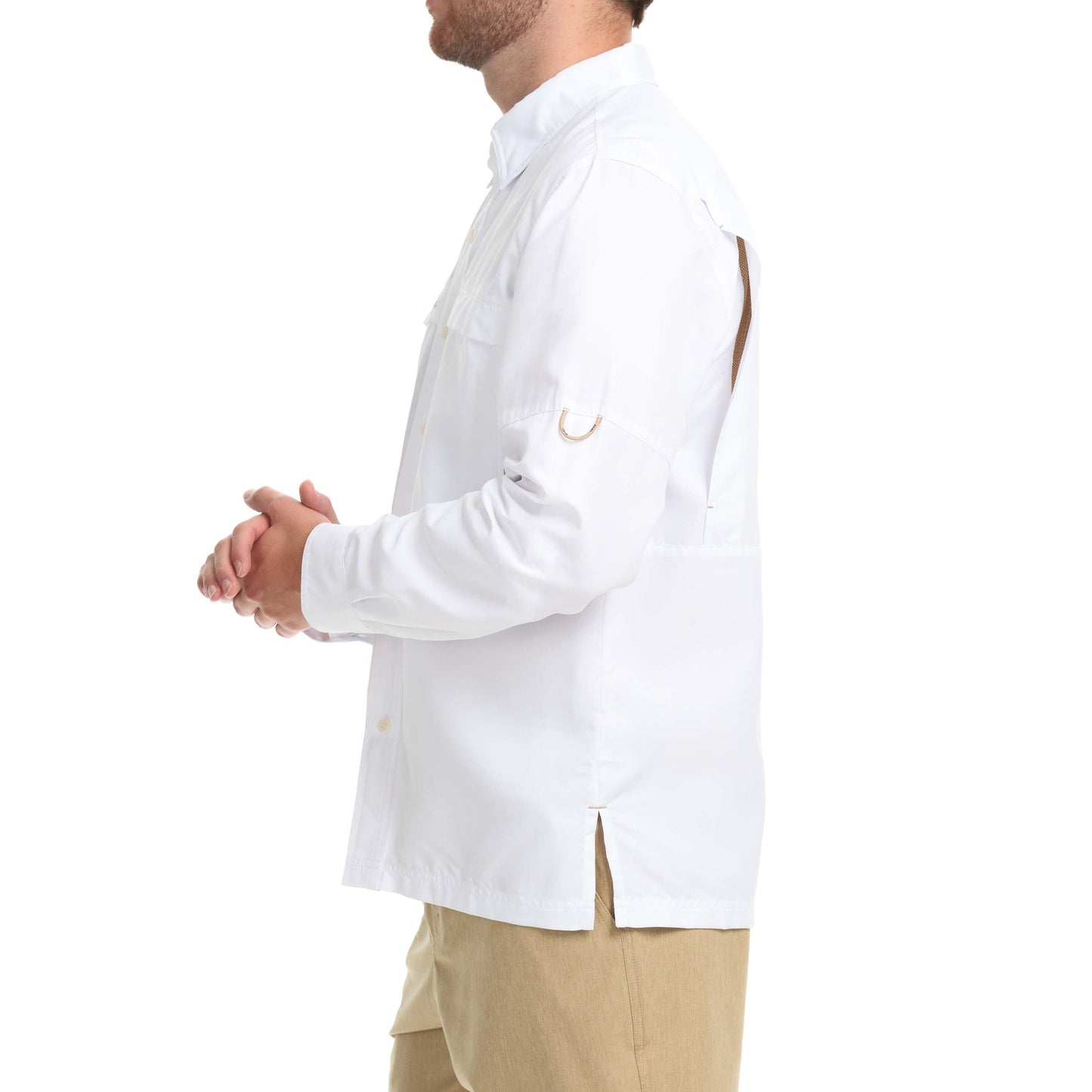 GameGuard White Explorer Shirt | Long Sleeve
