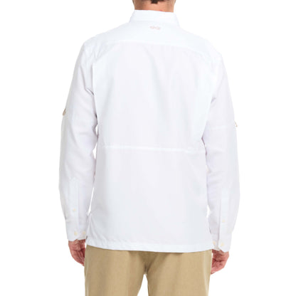 GameGuard White Explorer Shirt | Long Sleeve