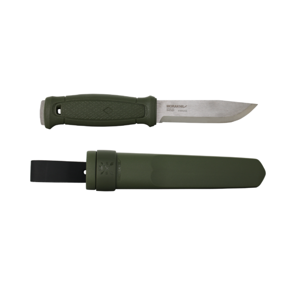 Ragweed Forge Mora Garberg Stainless Military Green with Simple Poly Sheath #14472