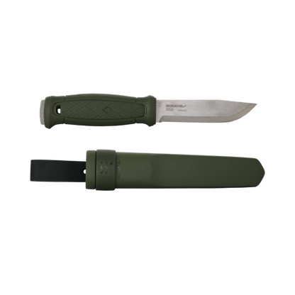 Ragweed Forge Mora Garberg Stainless Military Green with Simple Poly Sheath #14472
