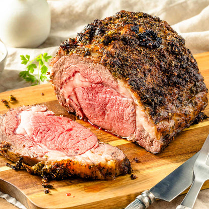 Pig of the Month BBQ Boneless Garlic Herb  Prime Rib Roast