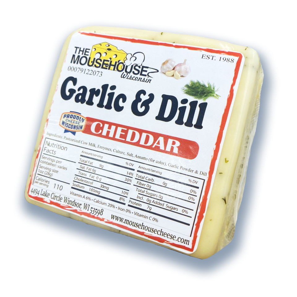 Mousehouse Cheesehaus Garlic & Dill Cheddar