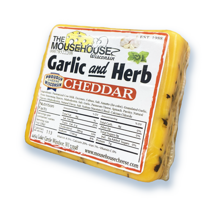 Mousehouse Cheesehaus Garlic & Herb Cheddar