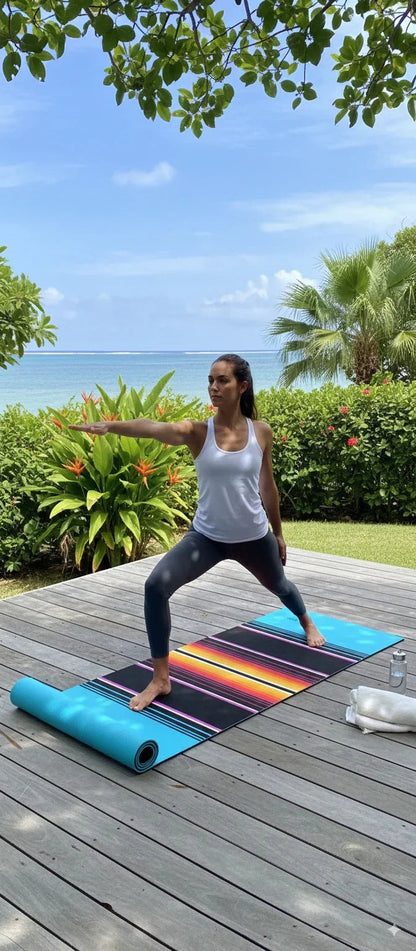 Yune Yoga Mat Horatio Serape Design