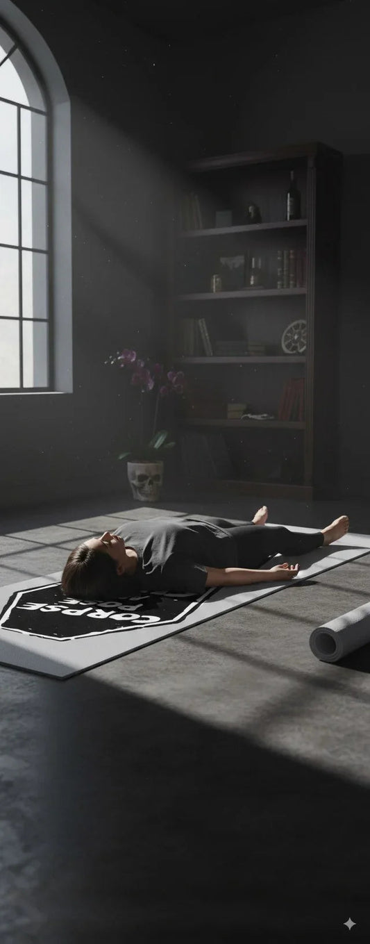 Yune Yoga Mat Corpse Pose and Chill 5mm