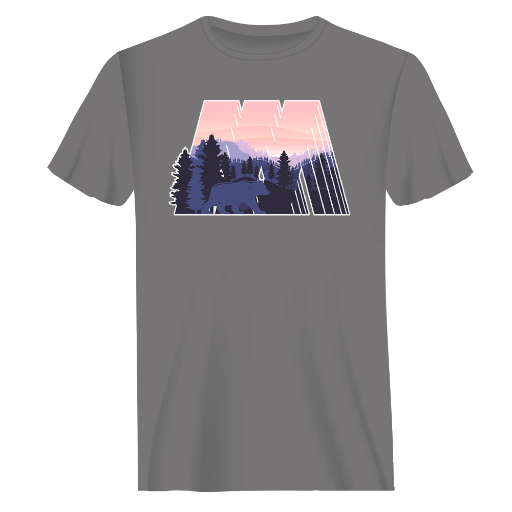 Outdoorzees Geometric Camping T-Shirt for Men