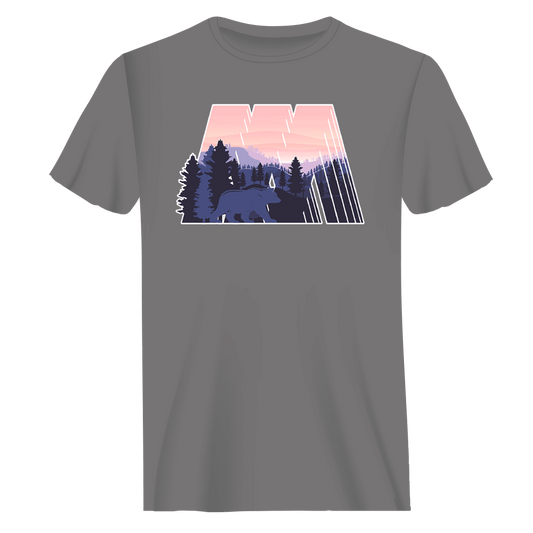 Outdoorzees Geometric Camping T-Shirt for Men
