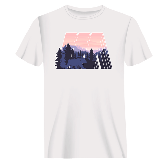 Outdoorzees Geometric Camping T-Shirt for Men