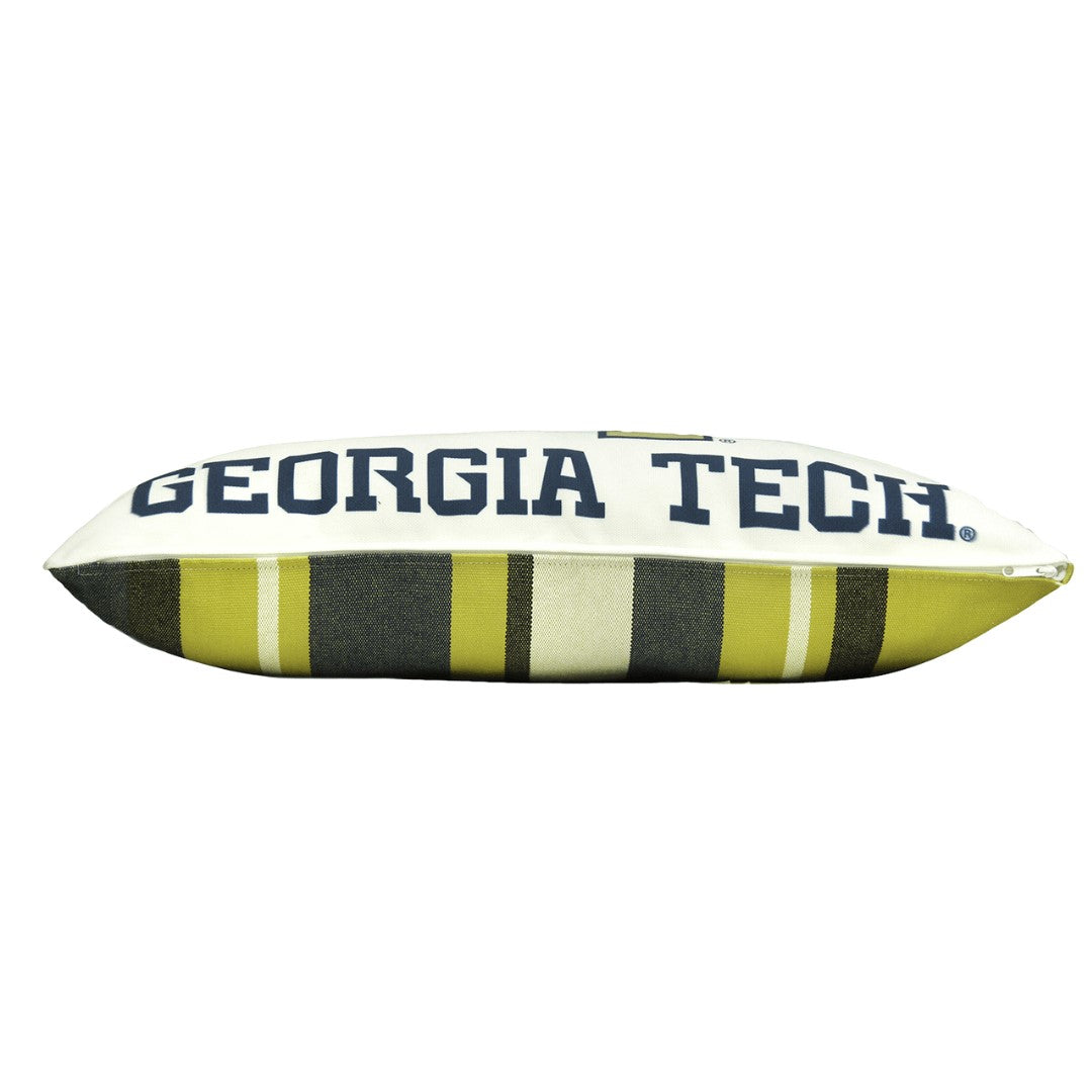 Campus Hammocks Georgia Tech Yellow Jackets Lumbar Pillow Cover