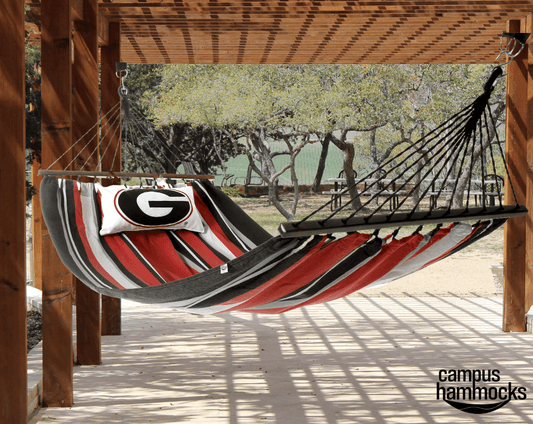 Campus Hammocks University of Georgia Bulldogs Logo Hammock