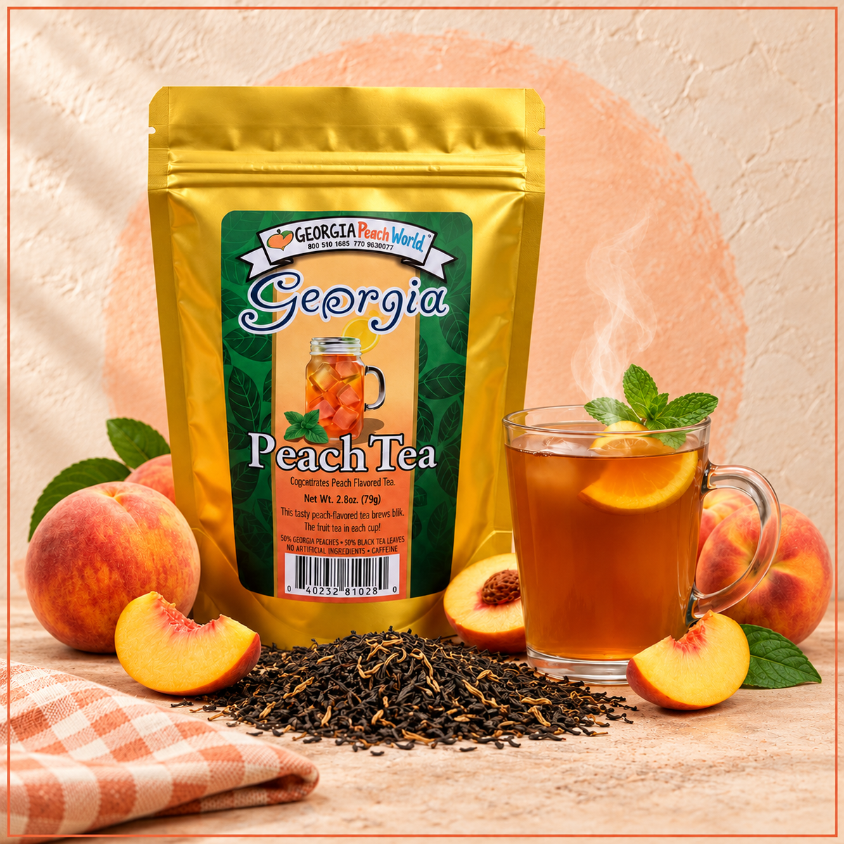 Georgia Peach Tea - Loose Leaf