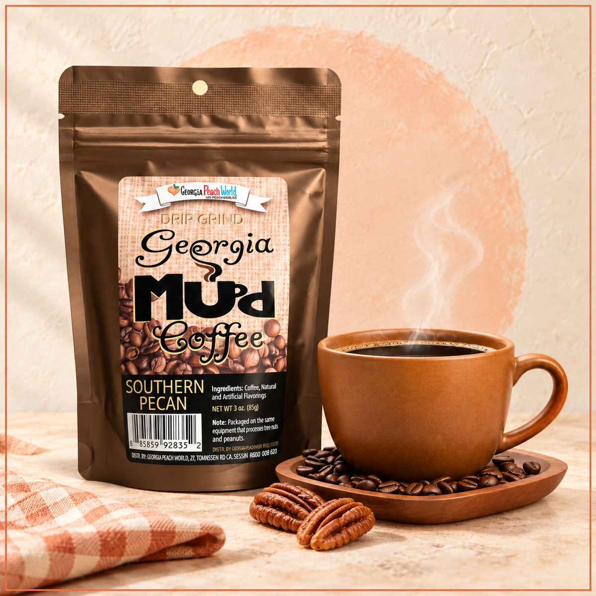 Georgia Peach Georgia Southern Pecan Coffee