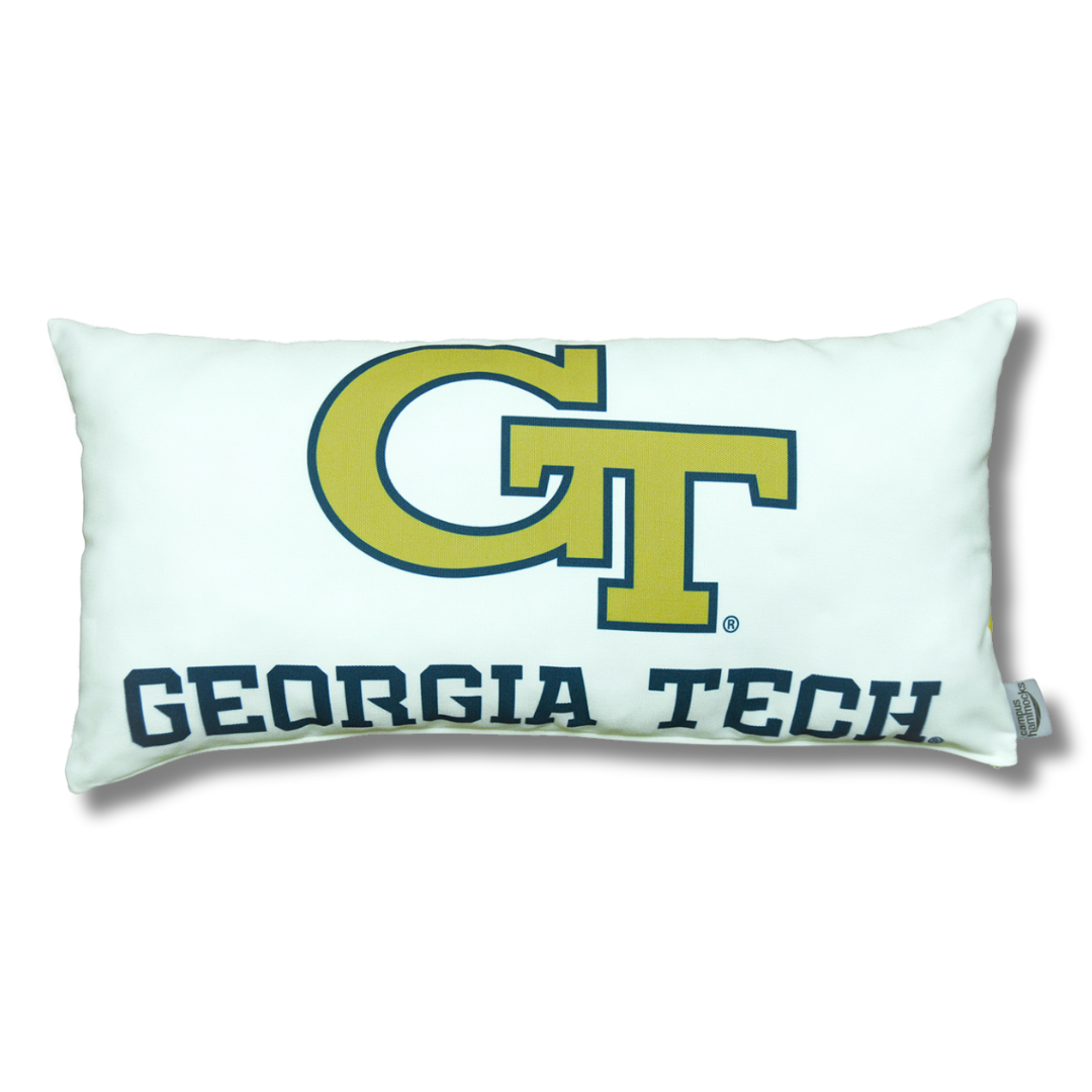 Campus Hammocks Georgia Tech Yellow Jackets Lumbar Pillow Cover