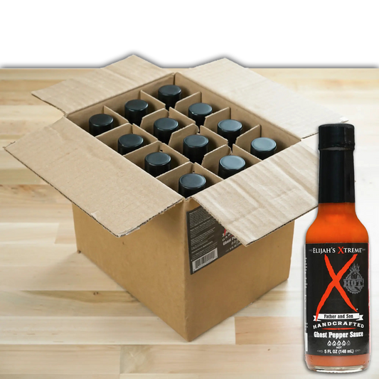 Elijah's Xtreme Ghost Pepper Hot Sauce (12 pk Case)