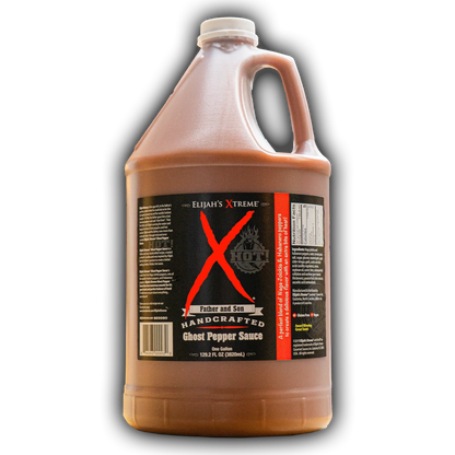 Elijah's Xtreme Ghost Pepper Hot Sauce Gallon (128oz)