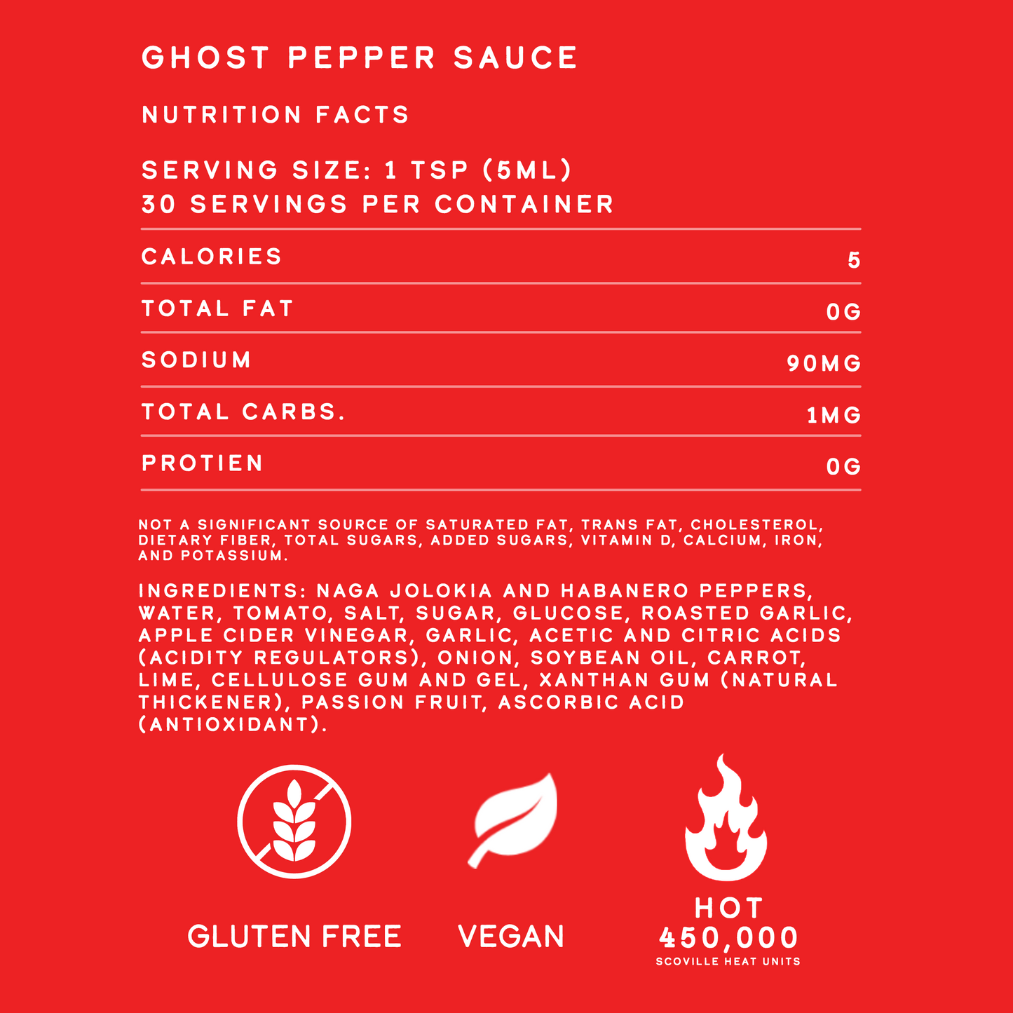 Elijah's Xtreme Ghost Pepper Hot Sauce