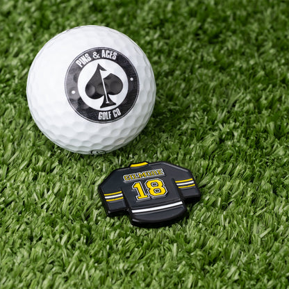Pins and Aces Gilmore Jersey Ball Marker