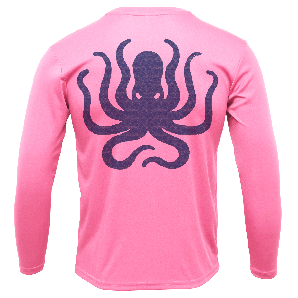 Saltwater Born Catalina Island, CA Kraken Girl's Long Sleeve UPF 50+ Dry-Fit Shirt