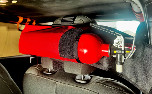Overland Gear Guy Fire Extinguisher Headrest Pouch