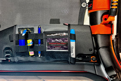 Overland Gear Guy Jeep Gladiator MOLLE Visor Organizer - Tacoma Visor
