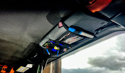 Overland Gear Guy Jeep Gladiator MOLLE Visor Organizer - Tacoma Visor