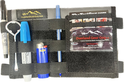 Overland Gear Guy Jeep Gladiator MOLLE Visor Organizer - Tacoma Visor