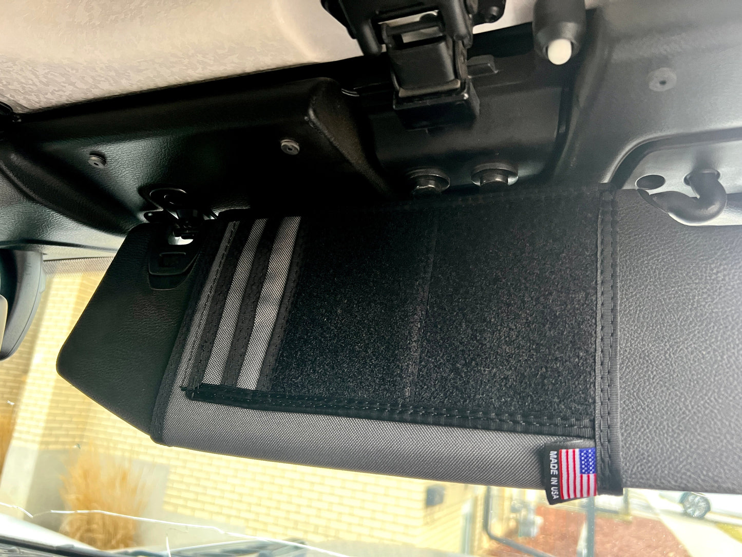 Overland Gear Guy Jeep Gladiator MOLLE Visor Organizer - Tacoma Visor