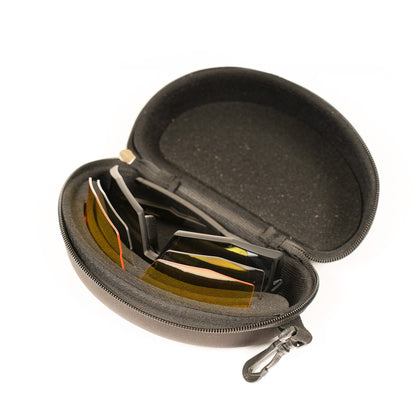 Moment Pickleball Pro-Guard Glasses Set with Blue Mirrored Lens