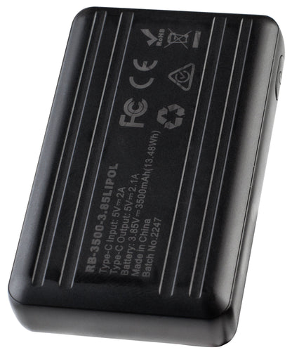 Gobi Heat Additional/Replacement 3500mAh Hardshell 2PK Batteries w/ USB-C charger