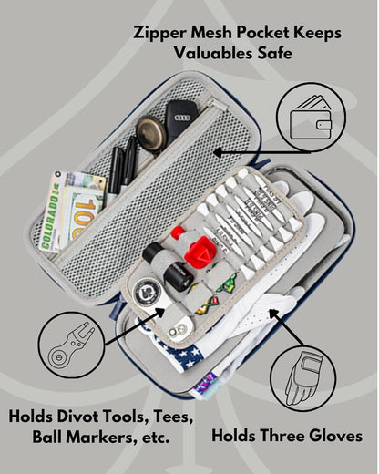 Pins and Aces Glove & Accessory Caddie - Black