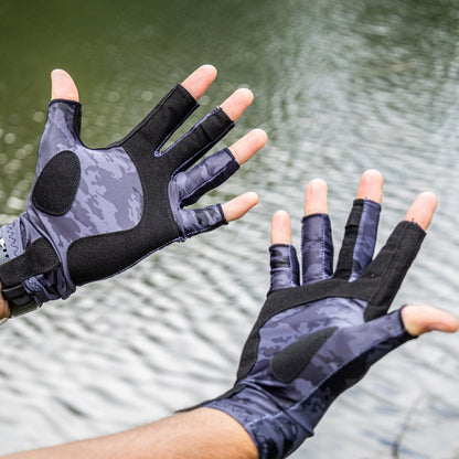 Reaction Tackle UV Fishing Gloves UPF 50+