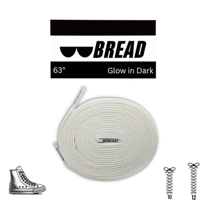 Lace Braed Night White - Glow in the Dark
