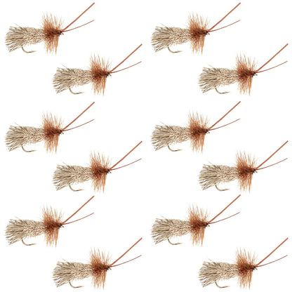 The Fly Fishing Place Goddard Caddis Dry Fly - 12 Flies Size 16