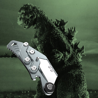 Stinger Survival Tools Godzilla Tool, Folding Pocket Utility - Space Grey