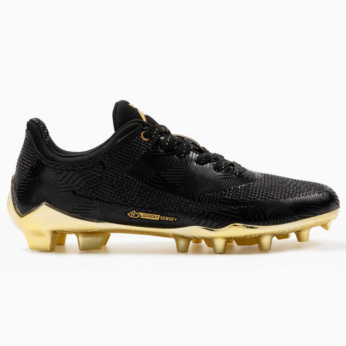 Phenom Elite Quantum Carbon Football Cleats – Gold Rush (Black & Gold)