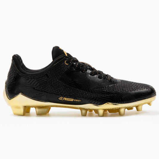 Phenom Elite Quantum Carbon Football Cleats – Gold Rush (Black & Gold)