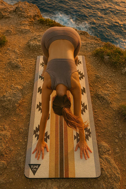 Yune Yoga Mat Pendleton Spider Rock Clay