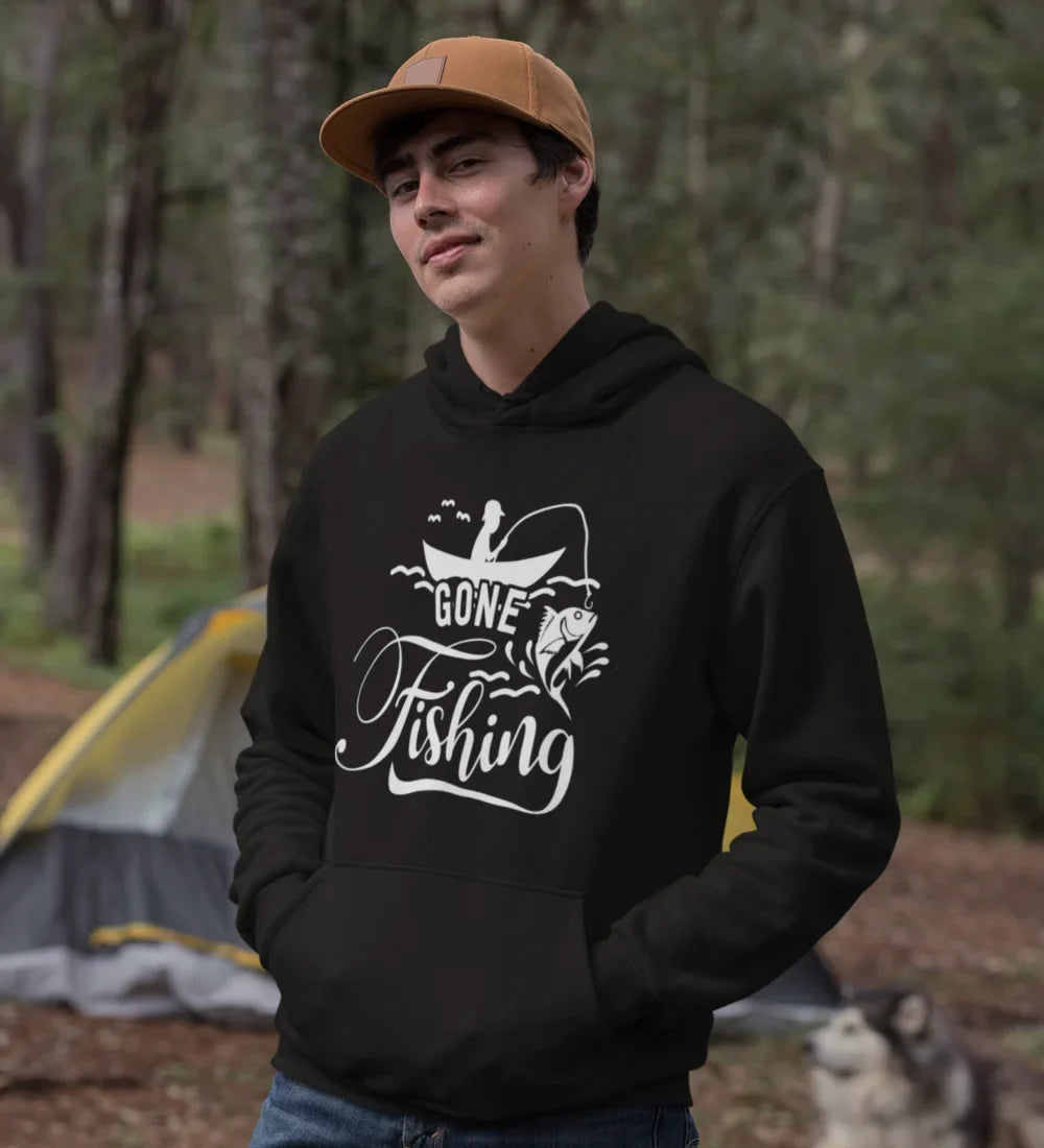 Outdoorzees Gone Fishing Unisex Hoodie