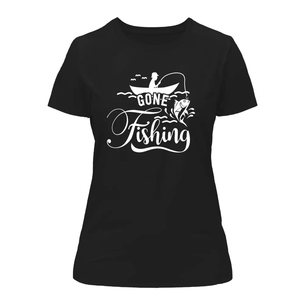 Outdoorzees Gone Fishing T-Shirt for Women