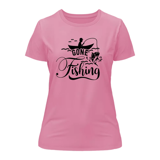 Outdoorzees Gone Fishing T-Shirt for Women