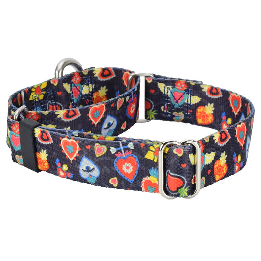 2 Hounds Design Gothic Hearts Martingale Dog Collar – EarthStyle