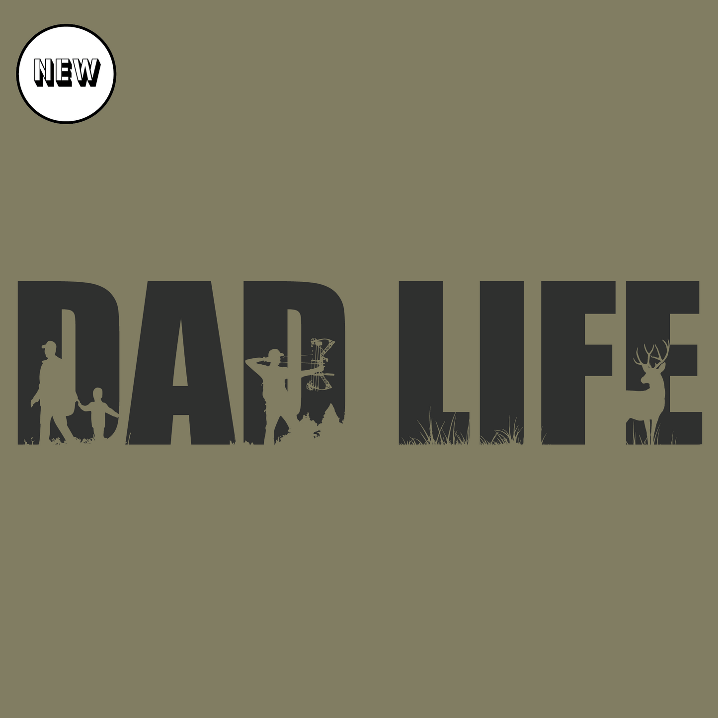 Bow Crew Apparel "DAD LIFE" Tee