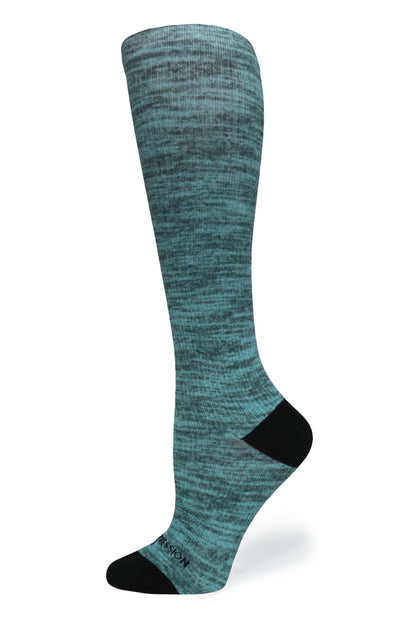 Crazy Compression Green Heather - (Standard & Extra Wide)